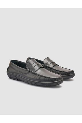 کفش کژوال مشکی مردانه چرم خالص Cabani - کد 904685538