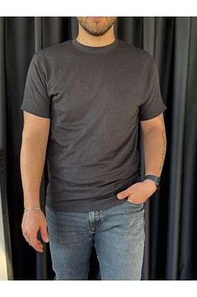 تیشرت مشکی مردانه رگولار Altamira - کد 904679911