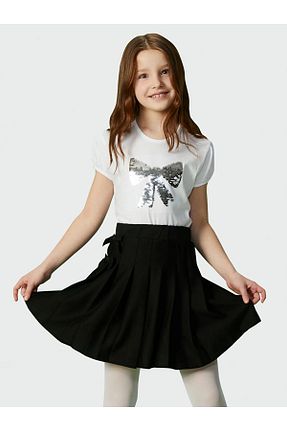 تیشرت سفید بچه گانه یقه دوچرخه LC Waikiki - کد 906064397