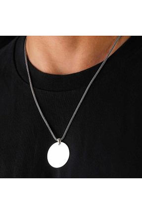 گردنبند نقره بژ مردانه 925 عیار Gumush - کد 787810634