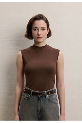 بادی قهوه ای زنانه الاستین Fresh - کد 904692086