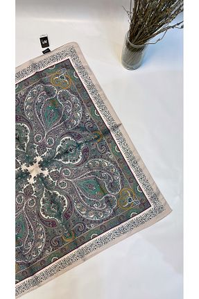 روسری بژ 90 x 90 Onur - کد 904699597
