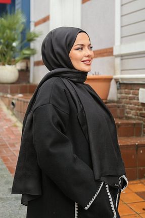 شال مشکی زنانه پنبه ای Armine - کد 904690317