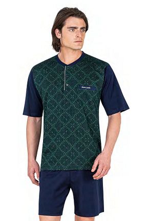 ست لباس راحتی سبز مردانه ساده Pierre Cardin - کد 803653121