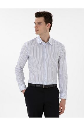 پیراهن آبی مردانه اسلیم فیت Pierre Cardin - کد 904704570