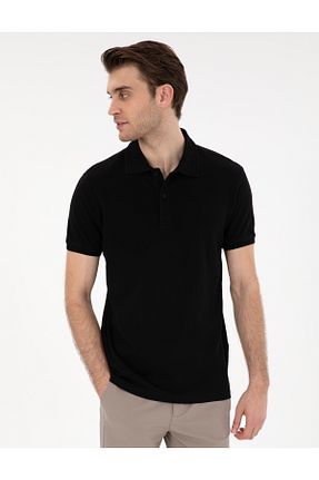 پولوشرت قهوه ای مردانه %100 پنبه Pierre Cardin - کد 904712326