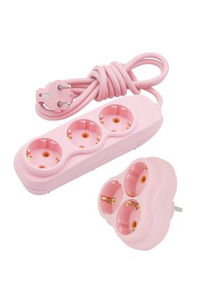 کابل افزودنی پریز گروهی صورتی 3 Nilson - کد 723251483