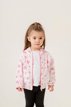 بادگیر و بارانی صورتی بچه گانه پنبه ای Chicsy Baby - کد 906103156