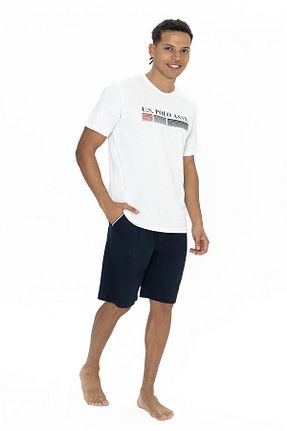 ست لباس راحتی نباتی مردانه ساده U.S. Polo Assn. - کد 904709534