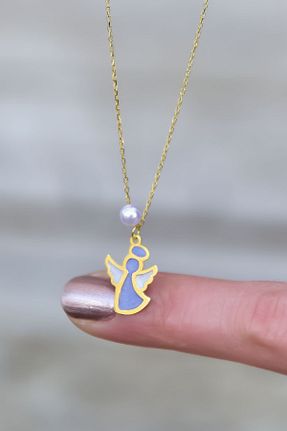 گردنبند نقره بنفش زنانه 925 عیار Papatya Silver - کد 470958710