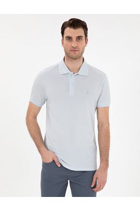پولوشرت آبی مردانه %100 پنبه Pierre Cardin - کد 904712329