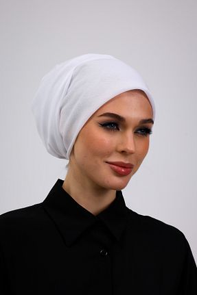 کلاه شنای حجاب سفید زنانه Loggia - کد 904710449