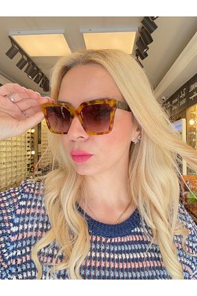عینک آفتابی قهوه ای زنانه 53 optiPoint - کد 904714068