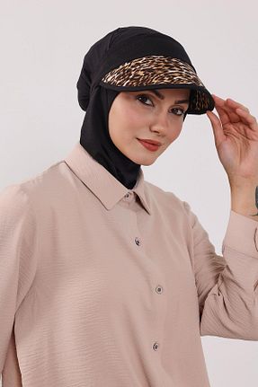کلاه شنای حجاب مشکی زنانه Aisha