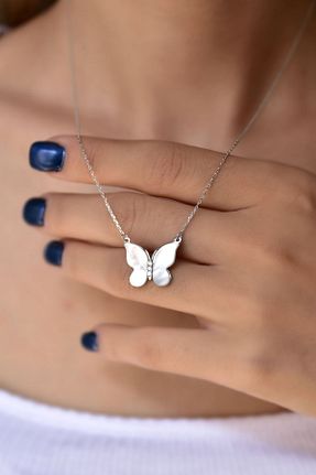 گردنبند نقره زنانه 925 عیار Papatya Silver - کد 140315382