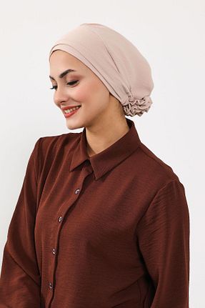 کلاه شنای حجاب طوسی زنانه Aisha