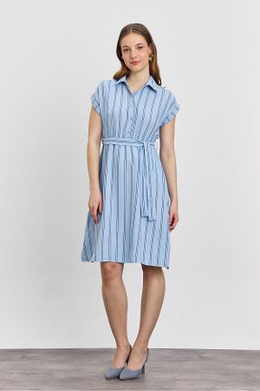 لباس آبی زنانه بافتنی Rays - کد 904717119