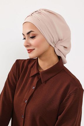 شال طوسی زنانه پلی استر Aisha
