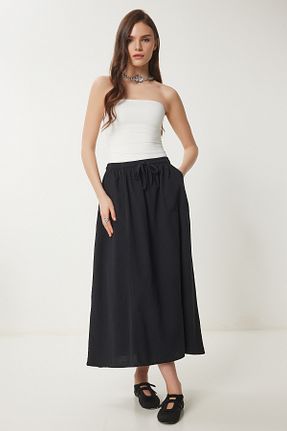 دامن مشکی زنانه جین Lovelyİstanbul - کد 904716421