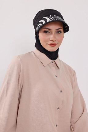 کلاه شنای حجاب مشکی زنانه Aisha