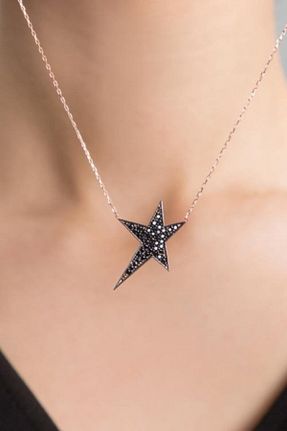 گردنبند نقره طلائی زنانه 925 عیار Papatya Silver - کد 52373682