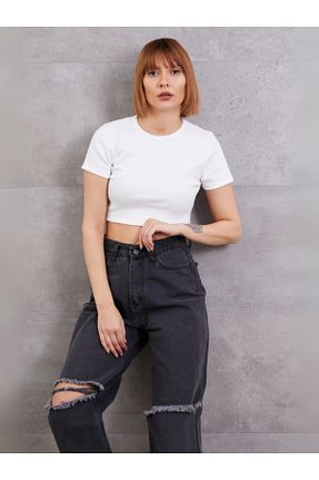 بادی سفید زنانه یقه دوچرخه Rhythm Clothing - کد 904818111
