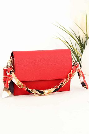 کیف دوشی قرمز زنانه چرم مصنوعی Bipanya - کد 764187235