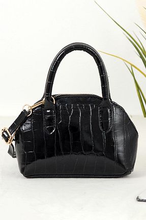 کیف دوشی مشکی زنانه چرم مصنوعی Bipanya - کد 379164582