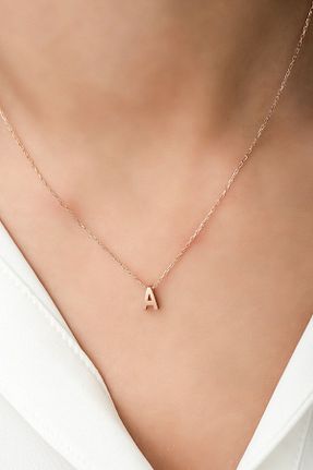 گردنبند نقره طلائی زنانه 925 عیار Papatya Silver - کد 32120559