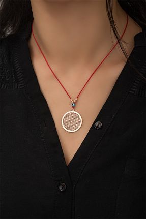 گردنبند نقره طلائی زنانه 925 عیار Papatya Silver - کد 33532160