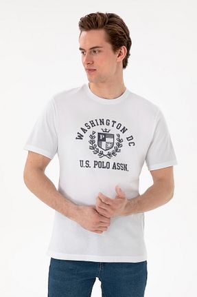 تیشرت سفید مردانه رگولار U.S. Polo Assn. - کد 904821387
