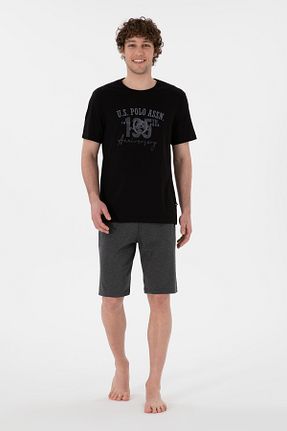 ست لباس راحتی مشکی مردانه ساده U.S. Polo Assn. - کد 904827869
