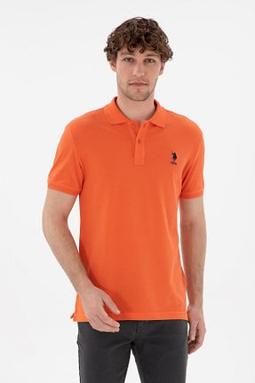 پولوشرت صورتی مردانه پنبه ای U.S. Polo Assn. - کد 904820722