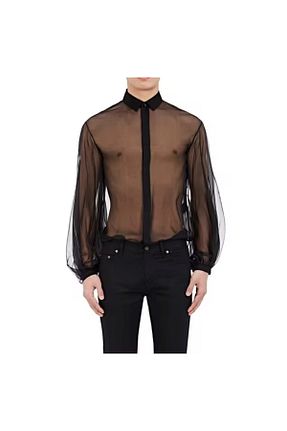 پیراهن سایز بزرگ مشکی مردانه گشاد ARDSU - کد 904832718