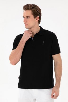 پولوشرت مشکی مردانه پنبه ای U.S. Polo Assn. - کد 904842280