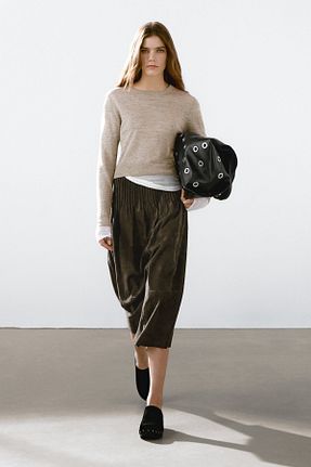 پلیور طوسی زنانه رگولار Massimo Dutti - کد 904826657