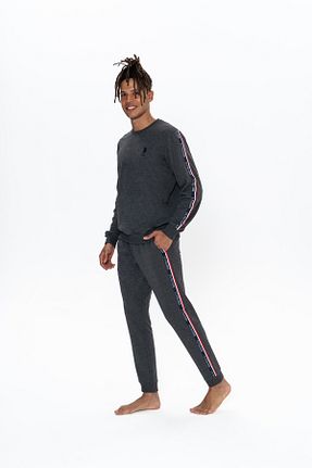 ست لباس راحتی طوسی مردانه ساده U.S. Polo Assn. - کد 904819437
