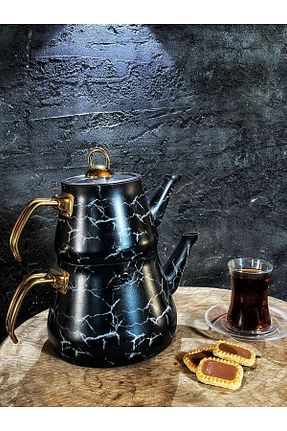 کتری مشکی گرانیت Sara Mutfak Eşyaları - کد 845155141