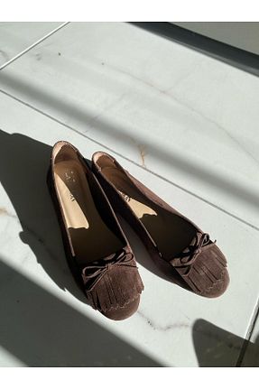 بابت قهوه ای زنانه چرم خالص LA PASSION - کد 904816892