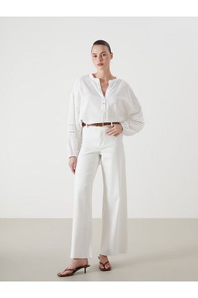 بلوز نباتی زنانه ساده LC Waikiki - کد 930693513