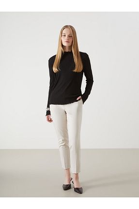شلوار بژ زنانه پاچه تنگ LC Waikiki - کد 930714381