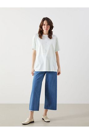 شلوار جین آبی زنانه جین LC Waikiki - کد 923492694