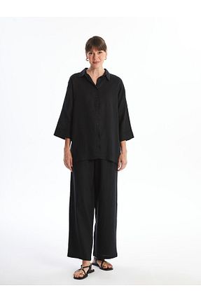 شلوار سبز زنانه کتان LC Waikiki - کد 922804931