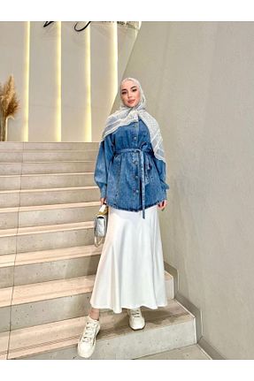 دامن زنانه ساتن Yesui - کد 904845570