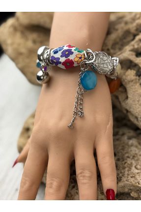دستبند جواهر بنفش زنانه منجق SEDEF TAKI - کد 904899690