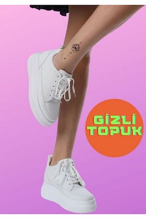 کفش اسنیکر سفید زنانه پارچه ای Favi Ayakkabı - کد 904854728