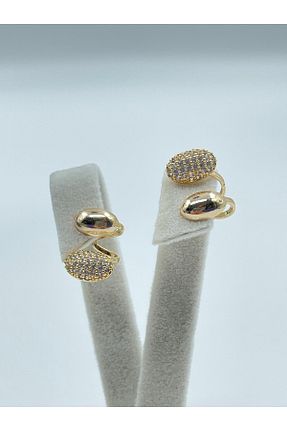گوشواره استیل (فولاد) طلائی استیل (فولاد) Belleza De Perla - کد 904855420