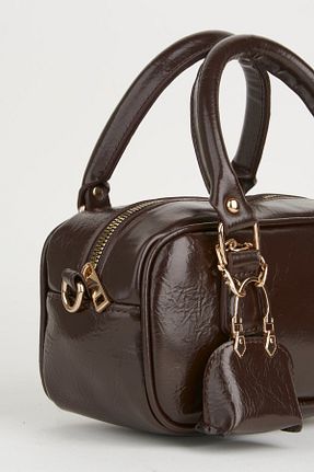 کیف دوشی قهوه ای زنانه چرم مصنوعی Vivaq - کد 895493796