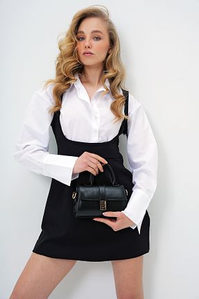 کیف دوشی مشکی زنانه Trend Alaçatı Stili - کد 903022388