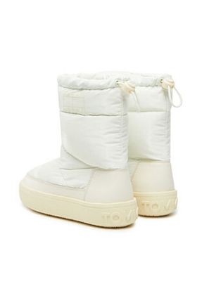 بوت / نیم بوت سفید زنانه پاشنه تخت Tommy Hilfiger - کد 764753215